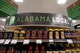 Alabama Local grocery display 