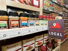 Virginia local tag and products 