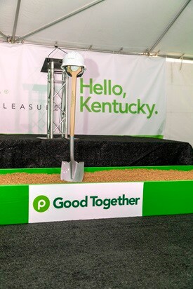 Publix celebrates entering its 8th state during a groundbreaking ceremony in Louisville, Kentucky.
