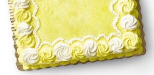 Lemon birthday cake