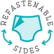 Refastenable sides