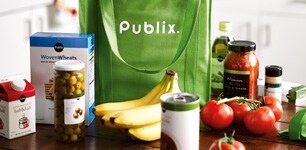 publix bag and groceries